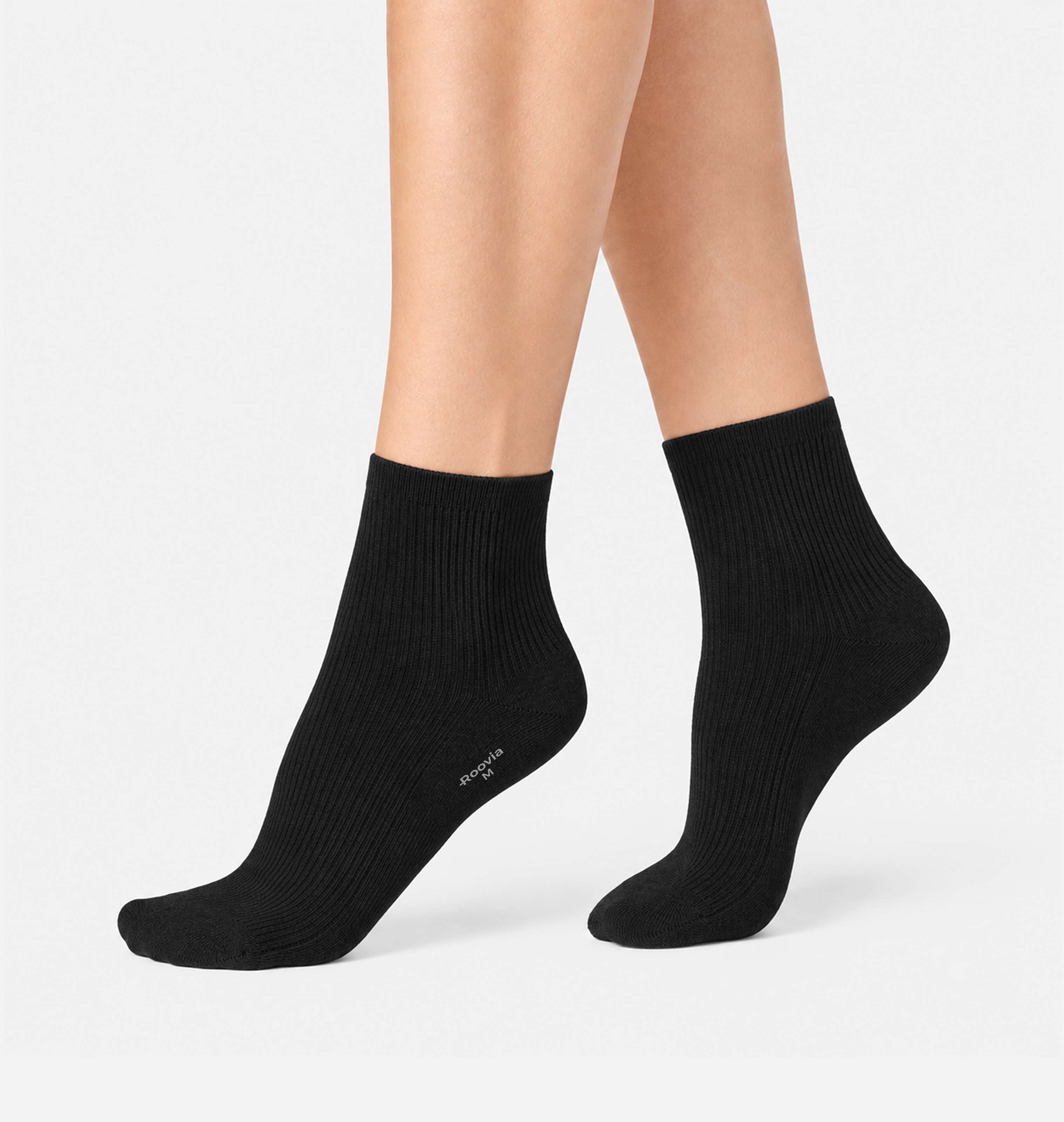 Men’s Quarter Socks Classic Black