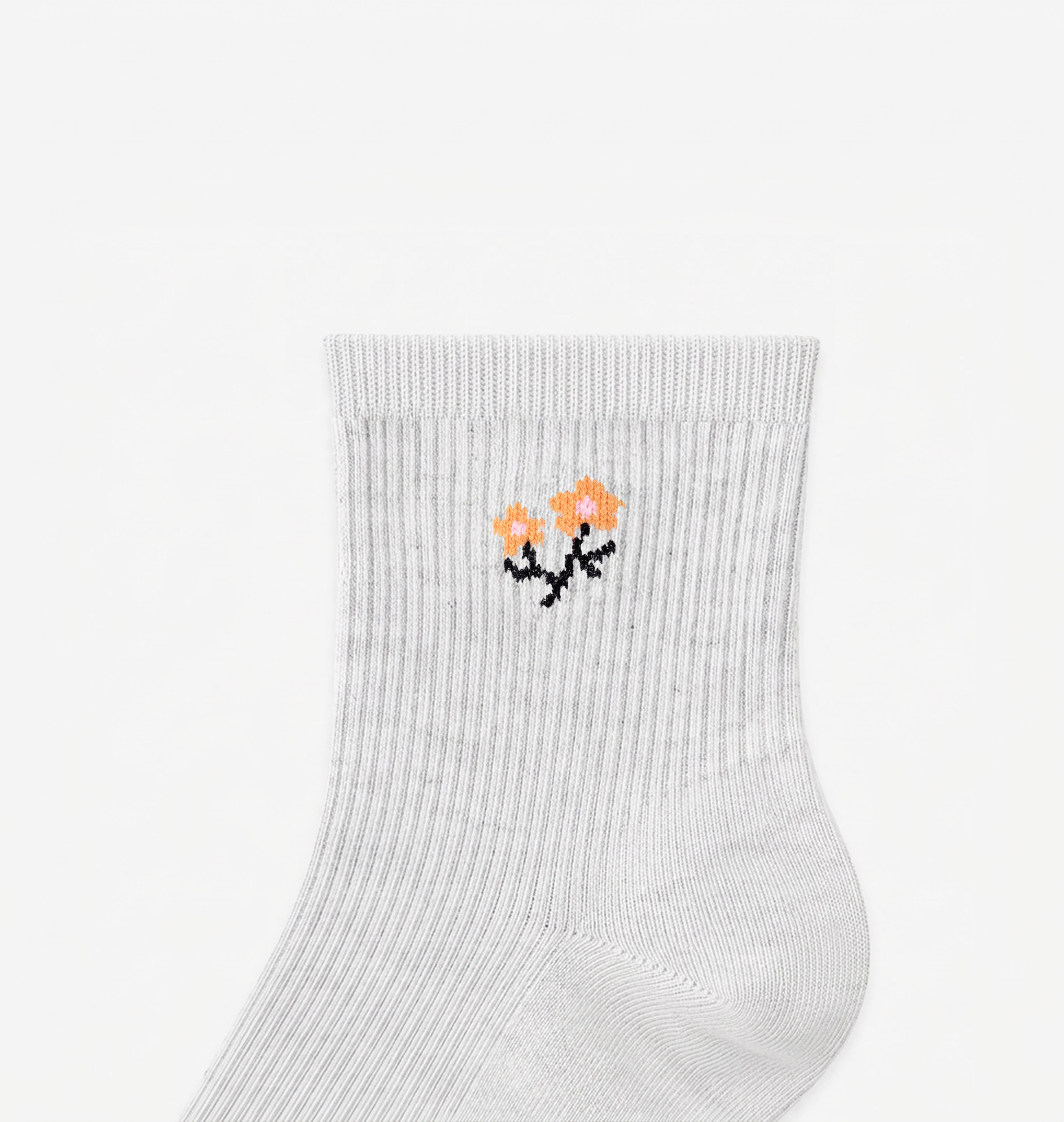 Women’s Quarter Socks Daisy Classic Rib 3