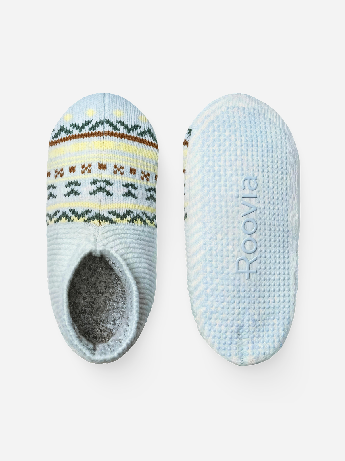 Women's Gripper Slipper Light Blue Year Round