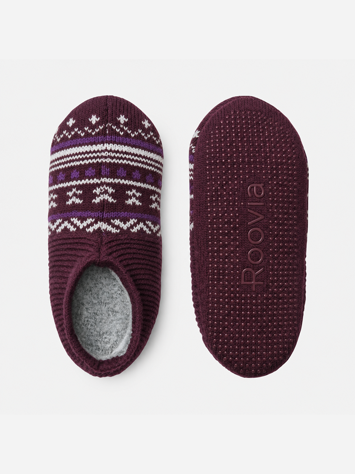 Women's Gripper Slipper Marroon Year Round