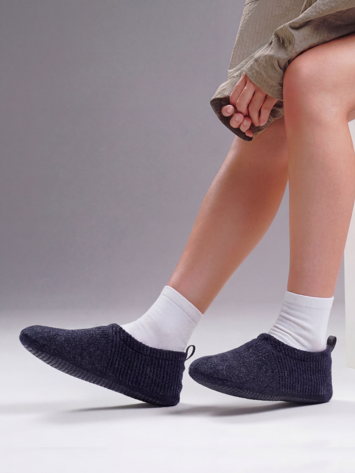 Men's Gripper Slipper Royal Blue Year Round 2